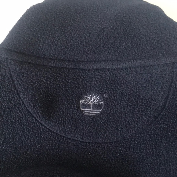 Timberland Weather Gear fleece Men’s Medium 1/4 zip jacket; navy; Vintage, USA. - Picture 4 of 13